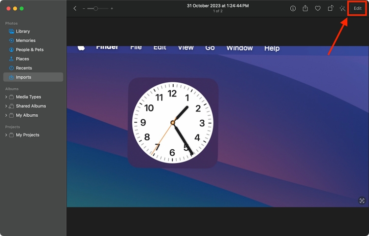How to crop screenshots on Mac