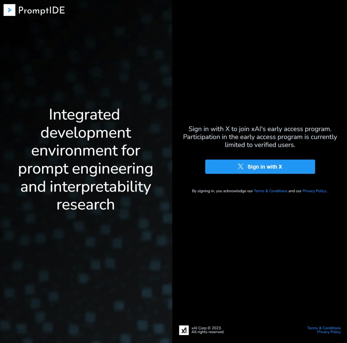 マスク氏の人工知能スタートアップ xAI が PromptIDE ツールの発売を発表