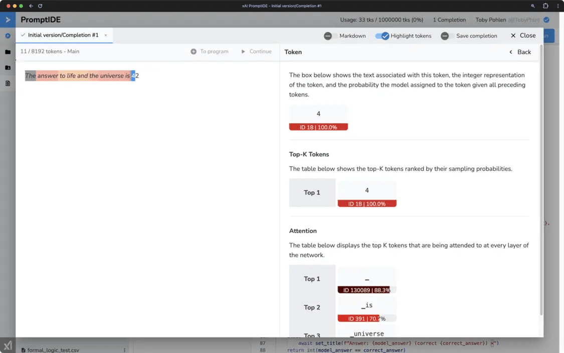 머스크의 인공지능 스타트업 xAI, PromptIDE 도구 출시 발표