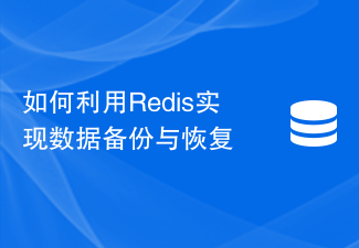 Redis を使用してデータのバックアップとリカバリを実装する方法