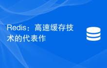 Redis：高速缓存技术的代表作