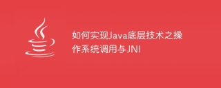How to implement operating system calls and JNI of Java underlying technology