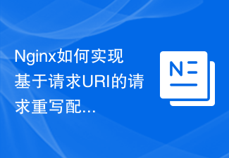 Nginx가 요청 URI를 기반으로 요청 재작성 구성을 구현하는 방법