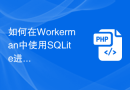 如何在Workerman中使用SQLite进行数据存储