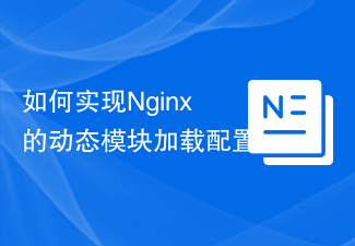 如何实现Nginx的动态模块加载配置