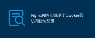 nginx如何实现基于cookie的访问控制配置