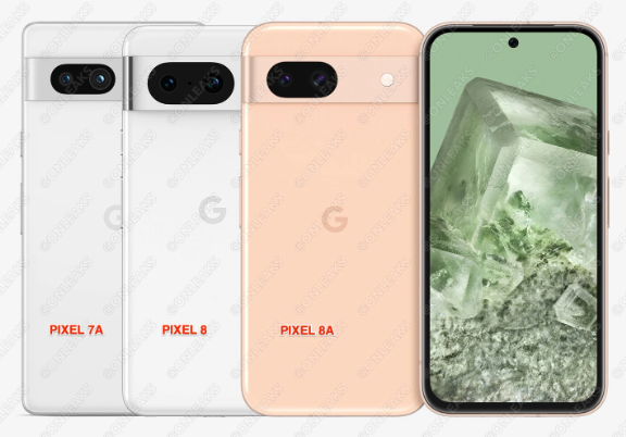 圆润设计抢先一步！谷歌 Pixel 8a铝制机模照片首次曝光