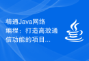 精通Java网络编程：打造高效通信功能的项目实践