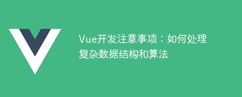 Vue开发注意事项：如何处理复杂数据结构和算法