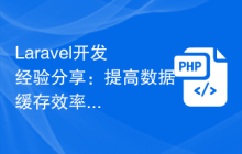 Laravel开发经验分享：提高数据缓存效率的技巧