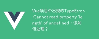 Vue项目中出现的TypeError: Cannot read property \'length\' of undefined,该如何处理?