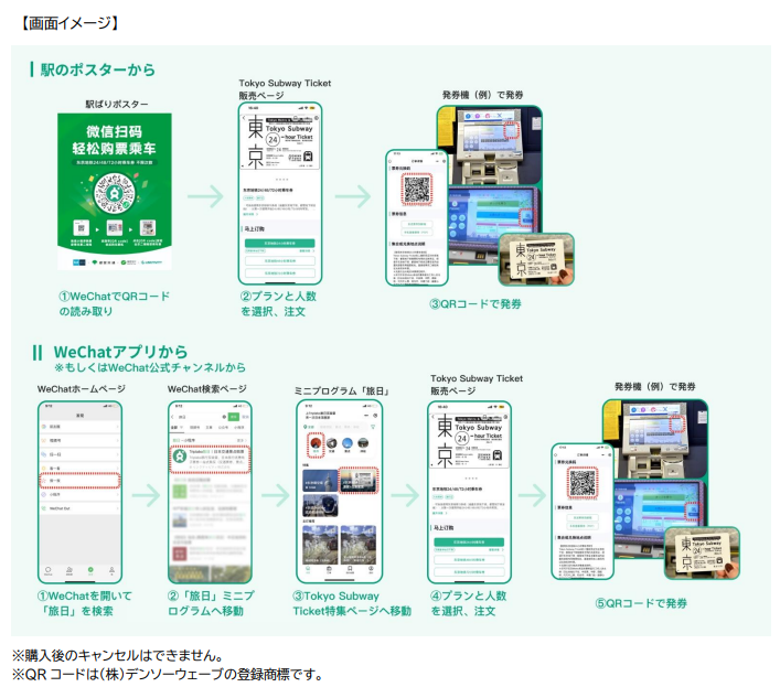 日本东京地铁推出微信购票服务，为中国旅客提供便捷出行方式
