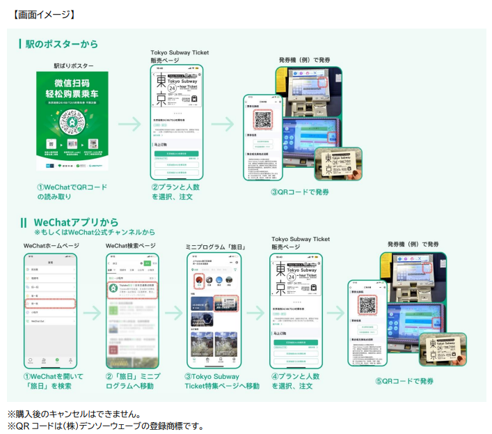 日本の東京メトロ、中国人乗客に便利な移動手段を提供するためにWeChatチケット購入サービスを開始