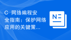 C++網路程式設計安全指南:保護網路應用的關鍵策略