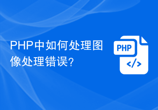 PHP中如何处理图像处理错误？