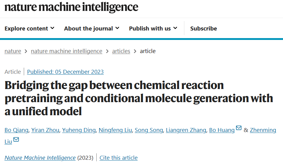 LUniversité de Pékin et Wangshi Intelligence proposent un nouveau modèle : combler le fossé entre le pré-entraînement aux réactions chimiques et la génération conditionnelle de molécules !