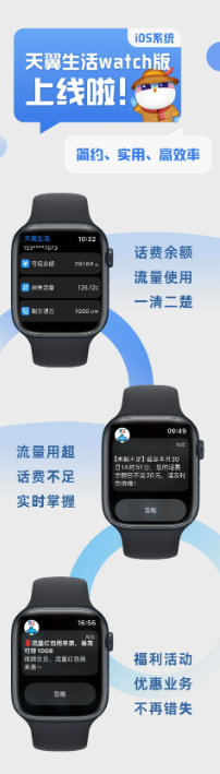 天翼生活 Watch 版：iOS 用户的全新选择，鸿蒙版即将推出