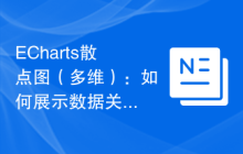 ECharts散点图（多维）：如何展示数据关系和分布情况