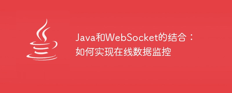 Java和WebSocket的结合：如何实现在线数据监控