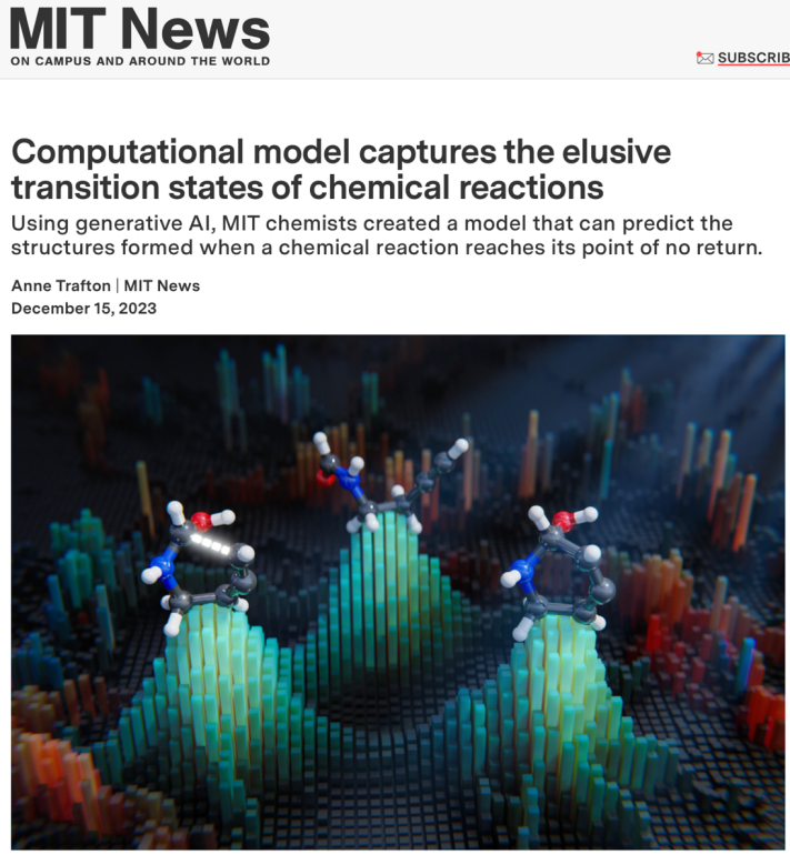 AI alchemy revolutionizes chemistry: MIT scholars use generative AI to generate new chemical reactions in six seconds