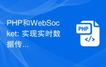 PHP和WebSocket: 实现实时数据传输的最佳实践方法
