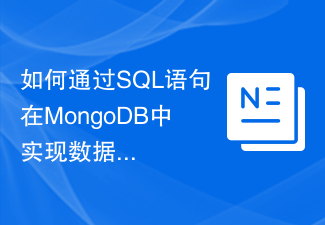 Wie implementiert man Datenverschlüsselung und Sicherheitsmanagement in MongoDB über SQL-Anweisungen?