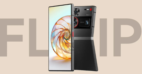 中兴旗下努比亚新动向：即将推出独特上下折叠设计的 Flip 5G 手机