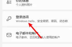 win11怎么设置开机密码