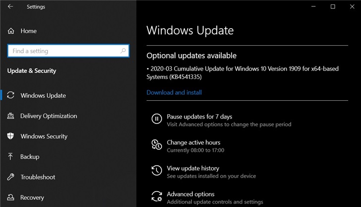 微软暂时停止向Win10推送更新补丁的详细信息