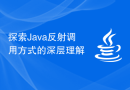 探索Java反射调用方式的深层理解