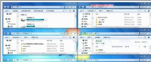 介绍win7里的窗口排列方式