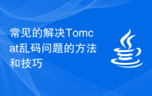 常见的解决Tomcat乱码问题的方法和技巧