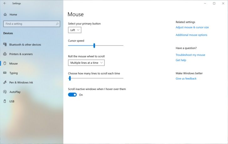 What are the feature updates of the latest version of win10