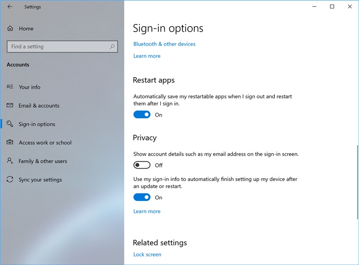 What are the feature updates of the latest version of win10