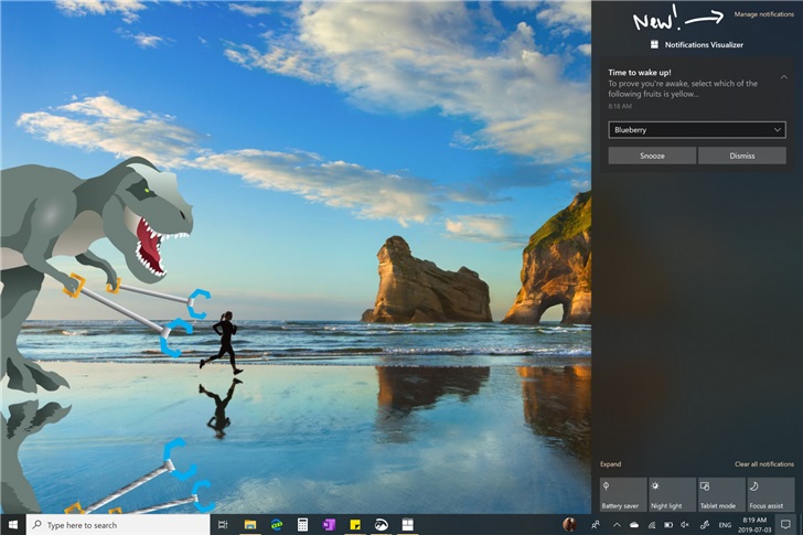 What are the feature updates of the latest version of win10