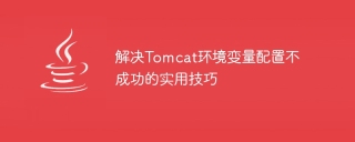 Practical tips to effectively solve Tomcat environment variable configuration failure