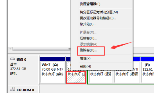 Bagaimana untuk menggabungkan partition cakera keras dalam Windows 7