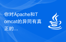 你对Apache和Tomcat的异同有真正的了解吗？