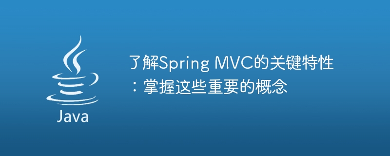 了解Spring MVC的关键特性：掌握这些重要的概念