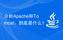 分析Apache和Tomcat：到底是什么？