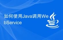 如何使用Java调用WebService