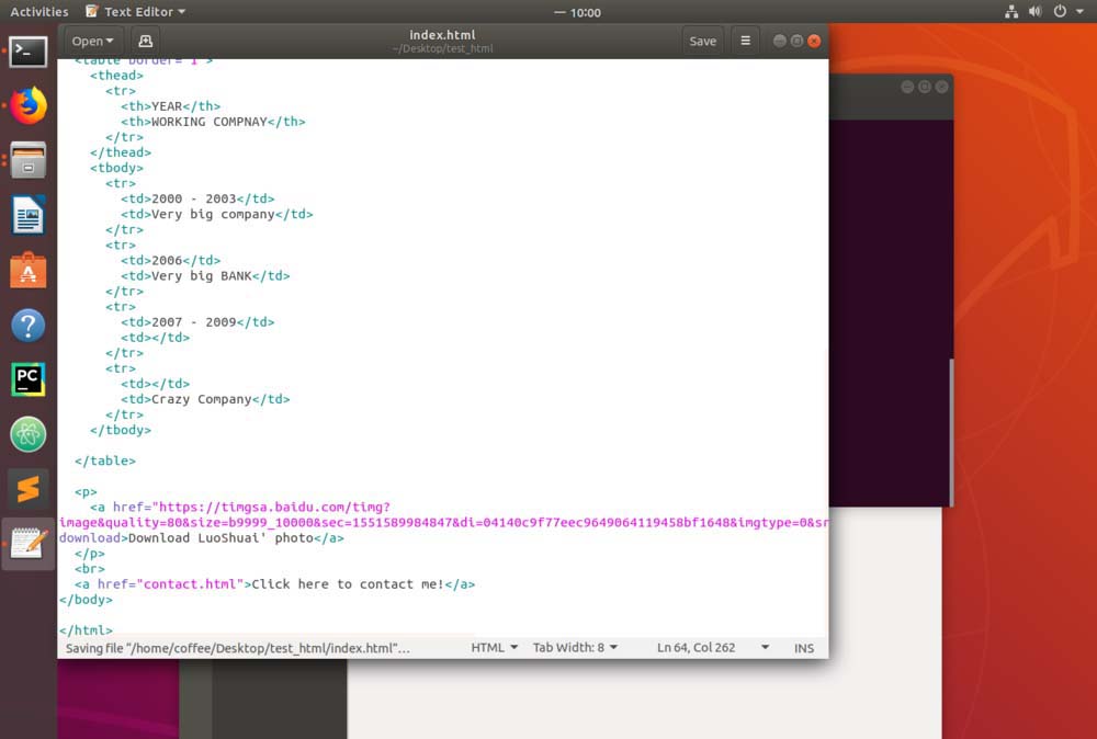 Comment créer et valider une nouvelle branche en utilisant git dans le système Ubuntu ?