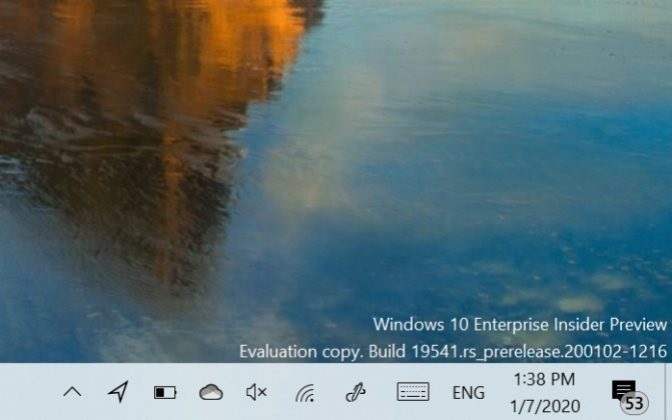 Win10 バージョン1909の小規模アップデート