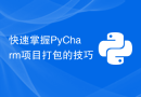 快速掌握PyCharm项目打包的技巧
