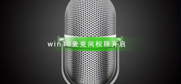 如何启用Win10麦克风权限