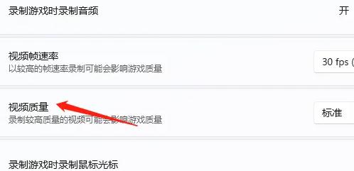 如何调整Win11录屏画质
