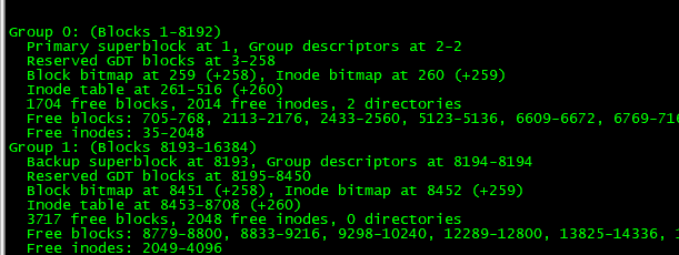 Vertiefte Kenntnisse des Standarddateisystems von Linux (Ext2/Ext3/Ext4)