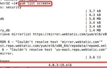 CentOS 6.5安装Screen的步骤