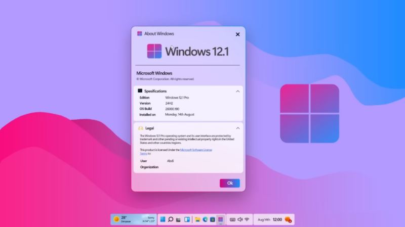 Windows 12의 그래픽 인터페이스에는 이미 Apple의 그림자가 있습니다.