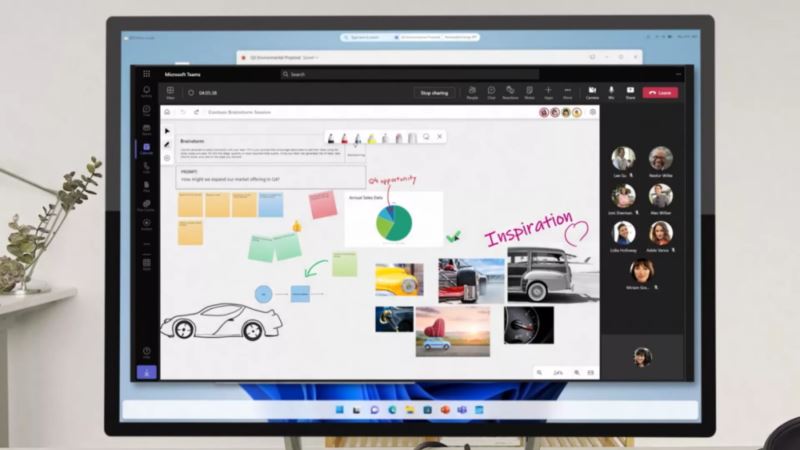 Antara muka grafik pada Windows 12 sudah mempunyai bayangan Apple